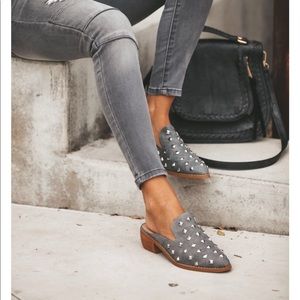 VICI - STUART / STUDDED LOAFER MULES